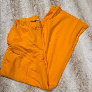 Zara Vibrant Yellow Stretch Pants - Size M but fit like Small